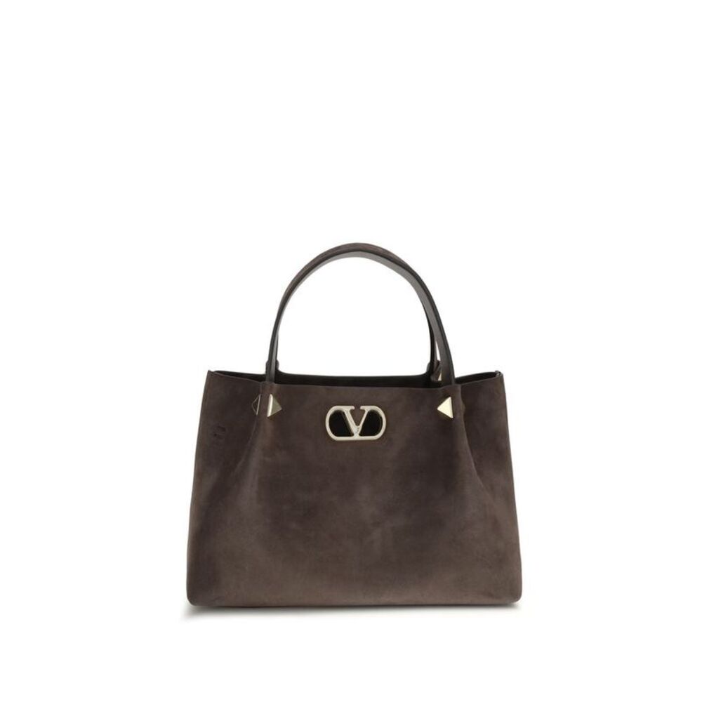 Valentino Garavani Brown Calf Leather Bos Taurus Women's Handbag